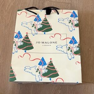 Jo Malone Holiday Gift Bag with Christmas Tree Design